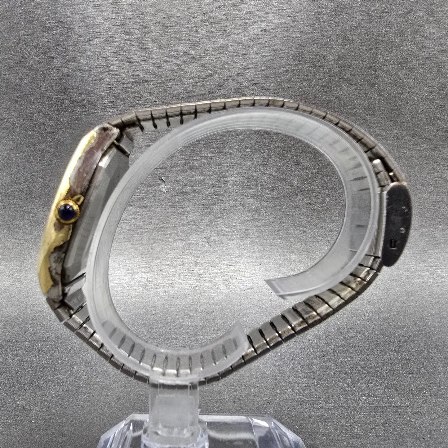 Technos Summit Watch Men 33mm White Dial Gold Tone Oval  Vintage PARTS7