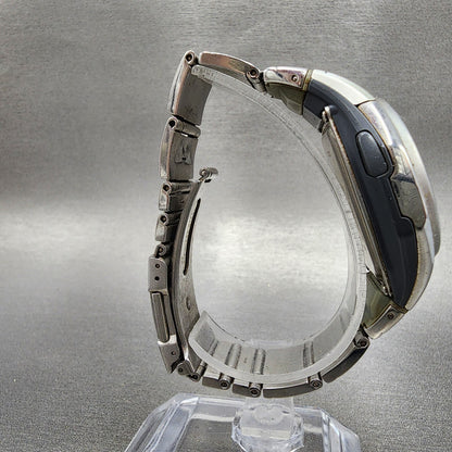 Casio Wave Ceptor Watch Women 37mm Digital Silver Tone Alarm Chrono New Battery