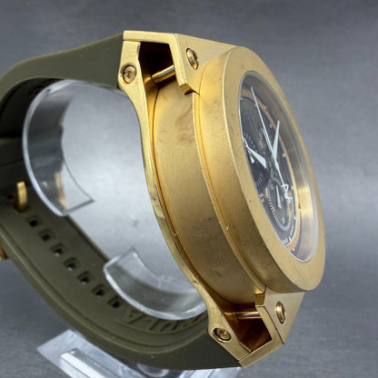 Invicta Akula Reserve Chrono Watch Men 54mm Green Dial Gold Date 12012 New batt3