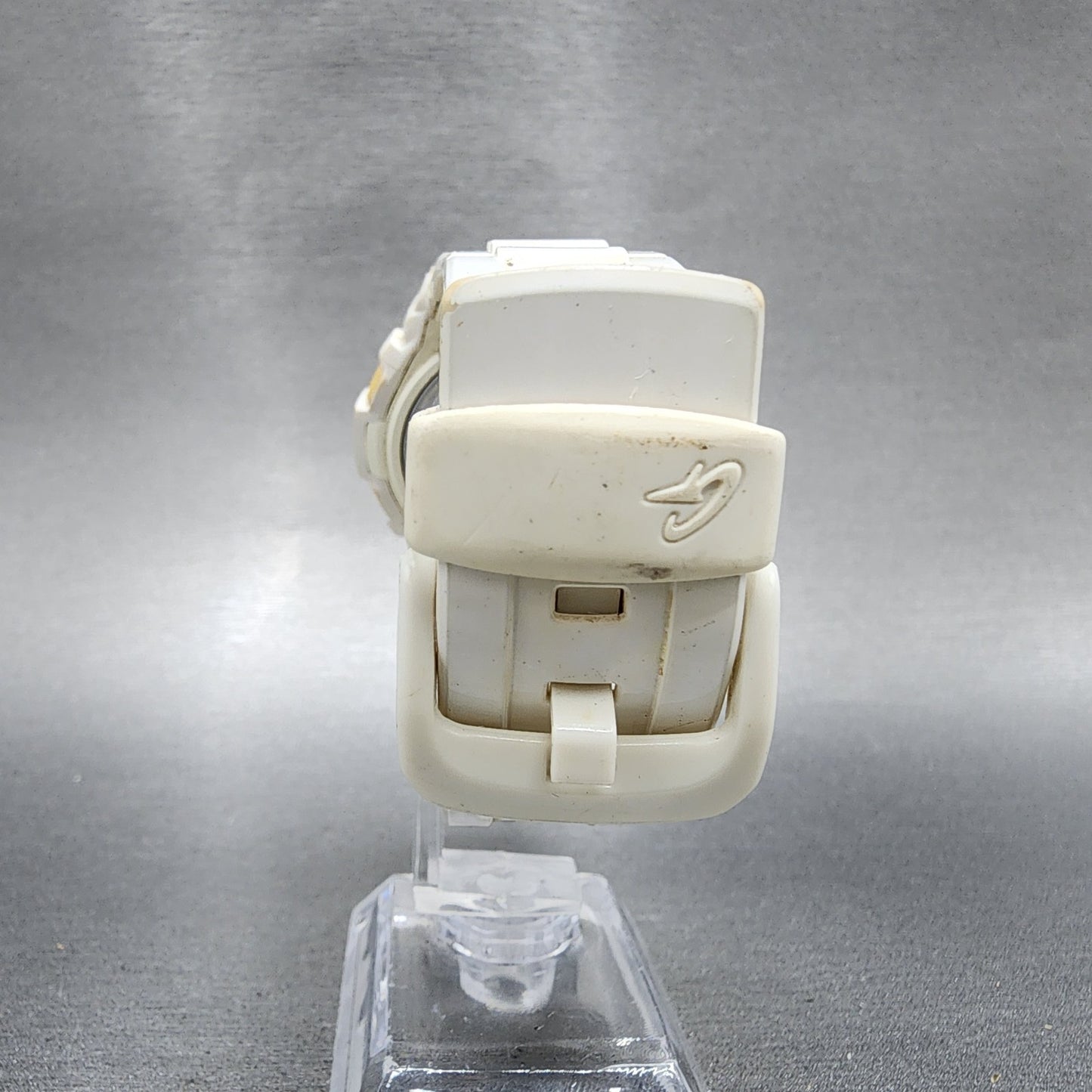 Casio BabyG Watch Women 43mm White Dial White Case Round BLX100 New Battery B!7