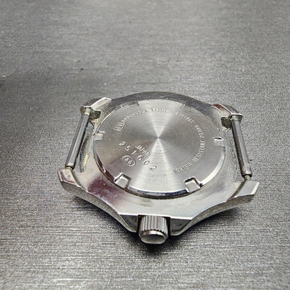 ALBA Aqua gear Dive Watch Women 32mm White Dial Silver Tone Round New battery8
