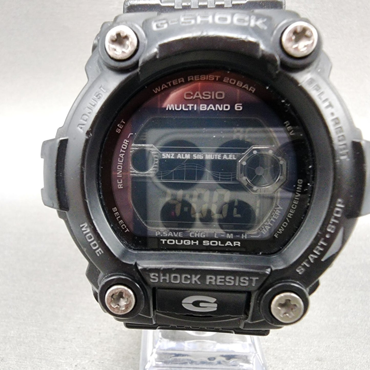 Casio GShock GW7900B Watch Men 48mm Black Tone Alarm Chrono Solar Tide1