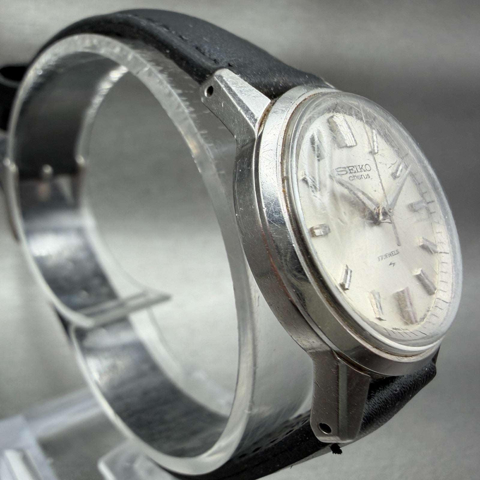 Seiko Chorus Watch Women 27mm Silver Dial Silver Tone Manual 21040051 Runs3