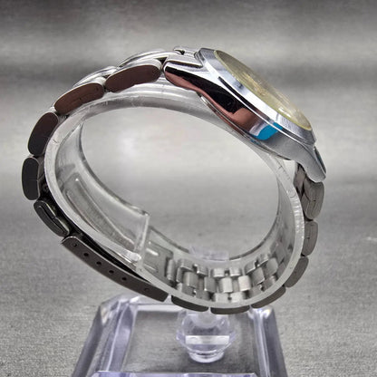Citizen CQ Watch Women 27mm Champagne Dial Silver Tone 1002-B00632 New Battery8