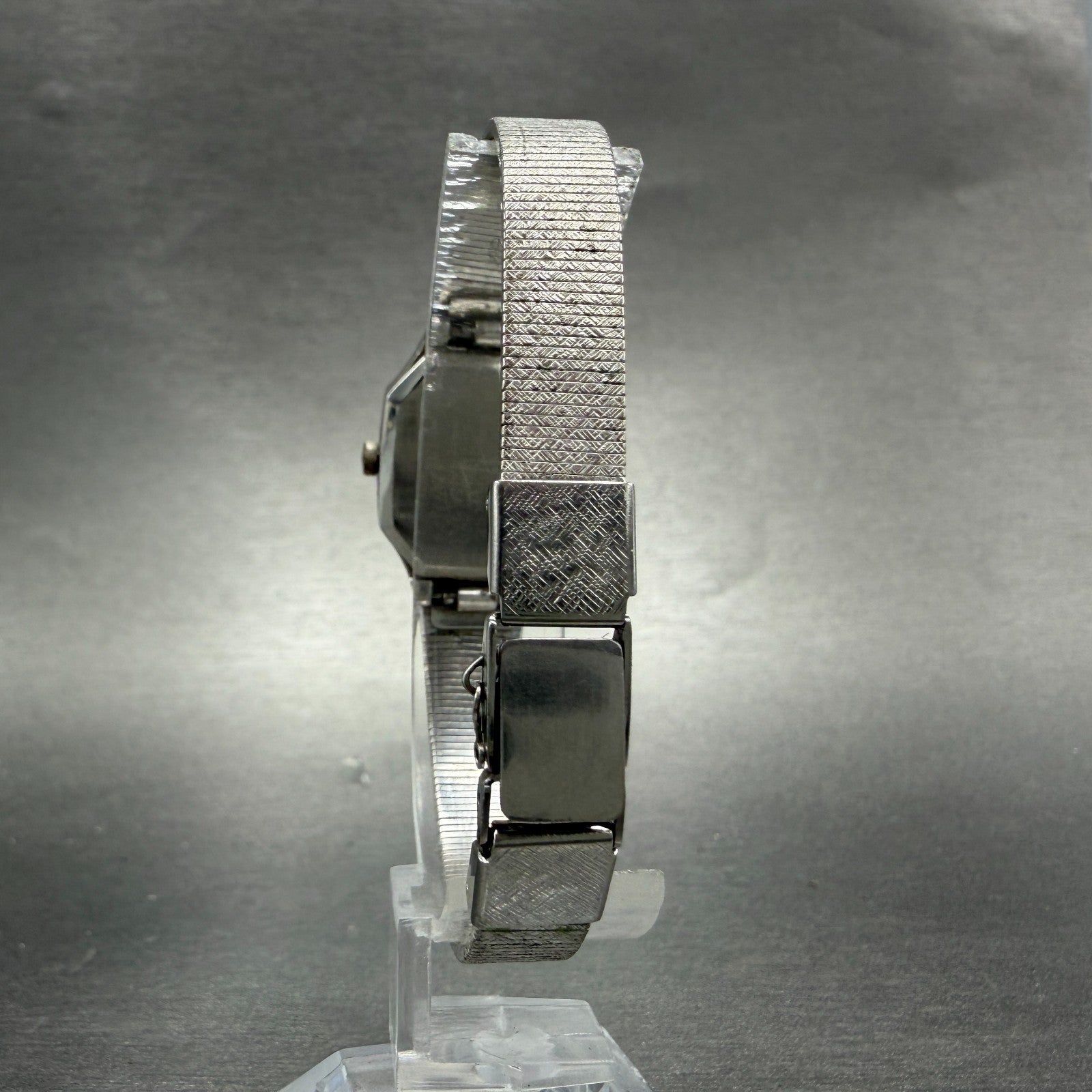 Seiko Watch Women 21mm Silver Dial Silver Tone Octagon 2621-5100 New Battery7