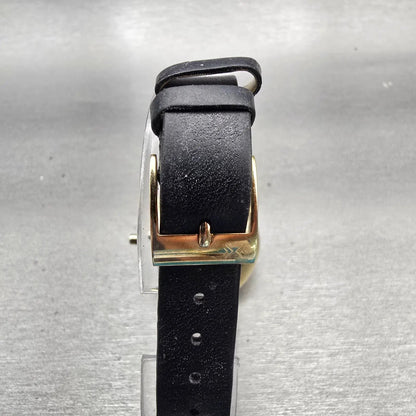 Skagen Hagen Watch Women 34mm Black Dial Gold Tone Round SKW2354 New Battery G7