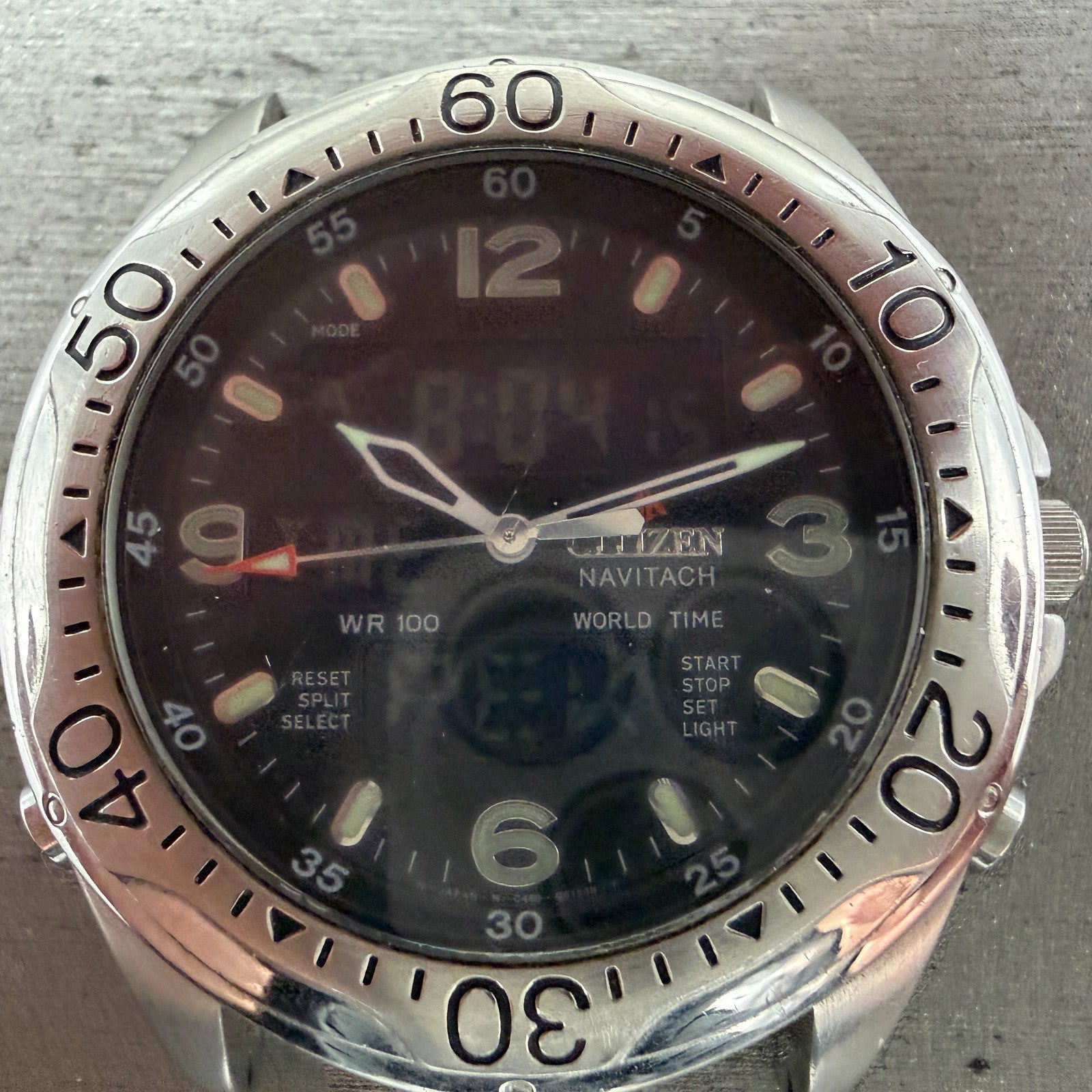Citizen Promaster Diver Navitech  Watch Men Black Dial Steel C460-Q01563 PARTS2