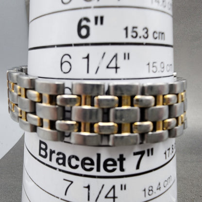 Raymond Weil Tango Watch Women 28mm Blue Dial Two Tone Date Round 5360 New Batt10