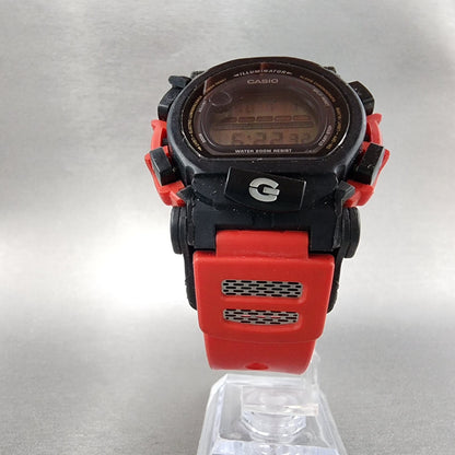 Casio GShock DW003 Watch Men 44mm Digital Black Red Round READ!!! New Battery5