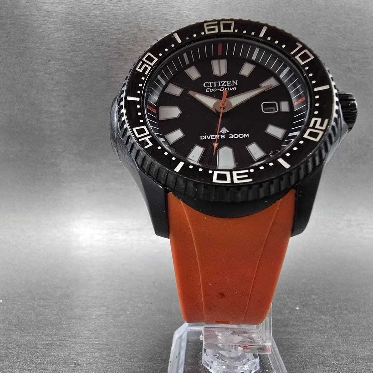 Citizen Eco-Drive Promaster Dive Watch Men 47mm Black Dial Black Date BN0088-03E5