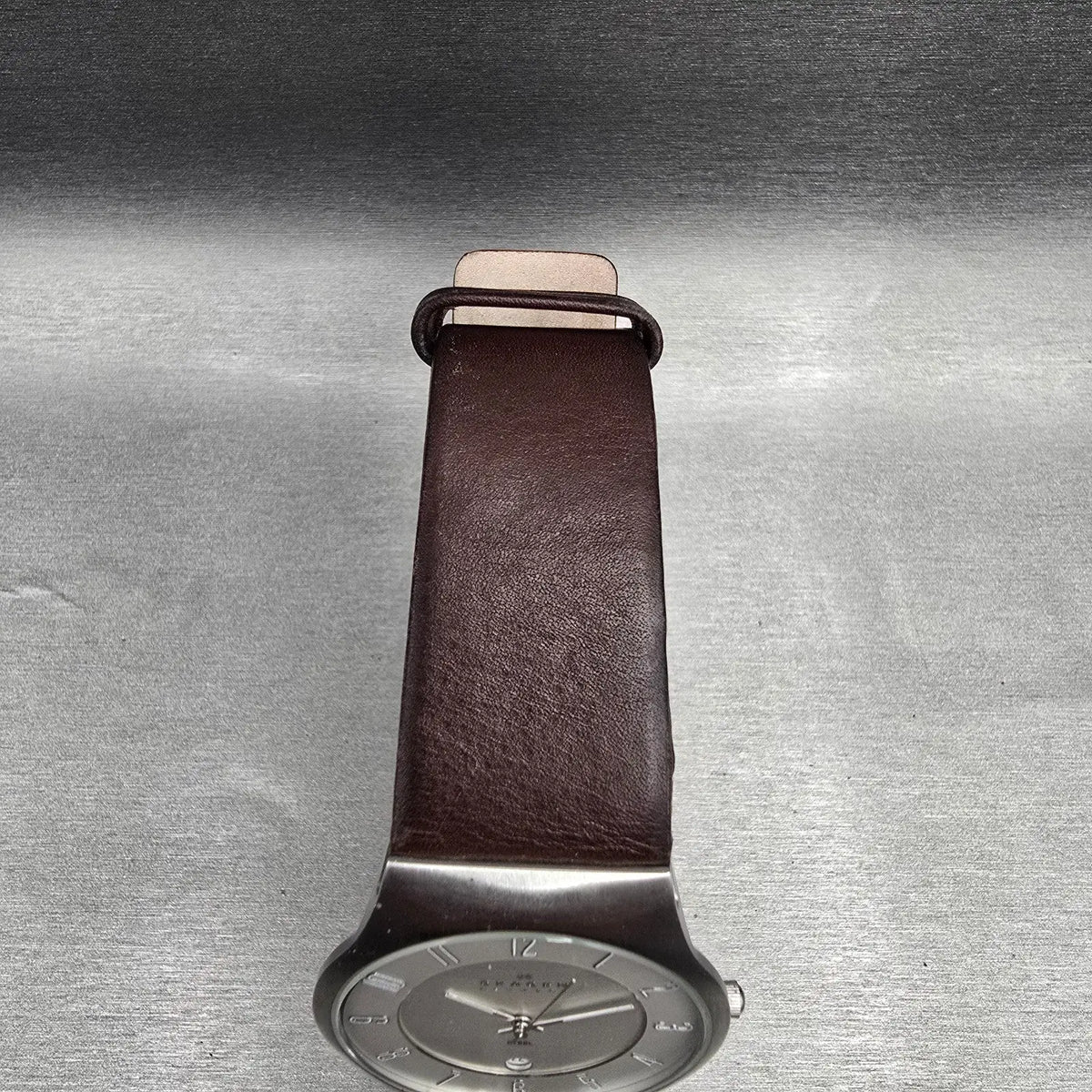 Skagen Grenen Watch Men 42mm Silver Dial Silver Tone Date 233XXLSL New Battery4