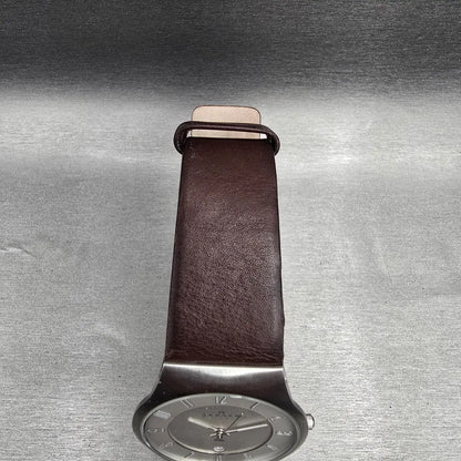 Skagen Grenen Watch Men 42mm Silver Dial Silver Tone Date 233XXLSL New Battery4