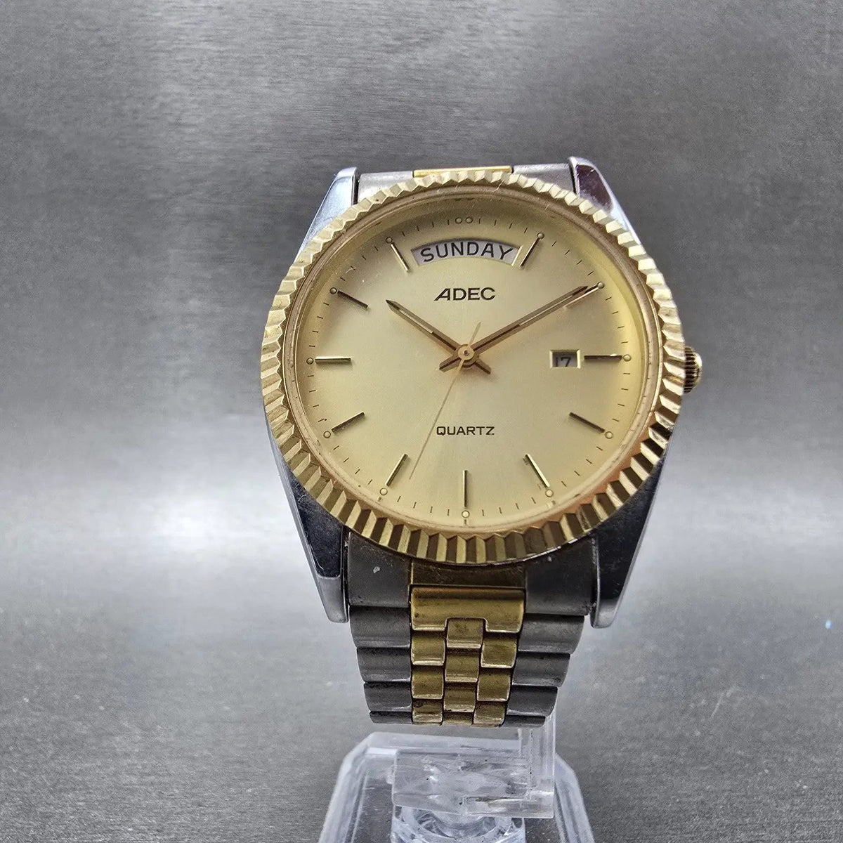 Citizen Adec President Watch Men 36mm Champagne Dial Two Tone 8558-392892 PARTS6