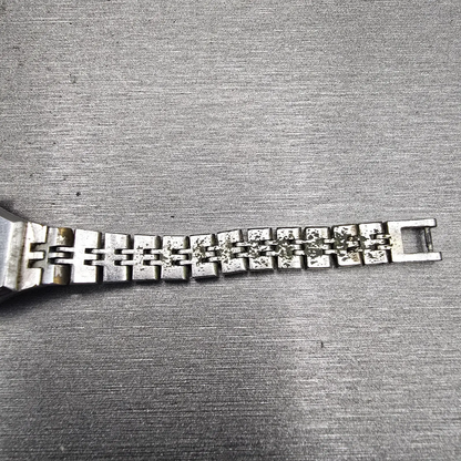 Seiko Watch Women 17mm Silver Dial Silver Tone Round 11-0639 Manual Wind Works12
