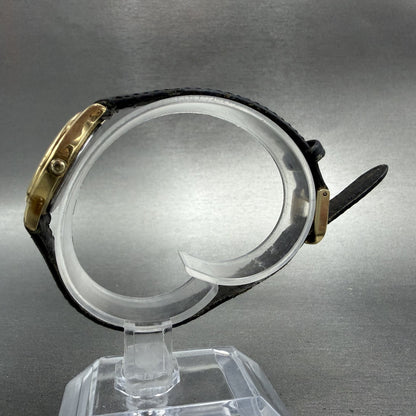 Seiko Watch Women 24mm Silver Dial Gold Tone Round 4N21-0230 New Battery6