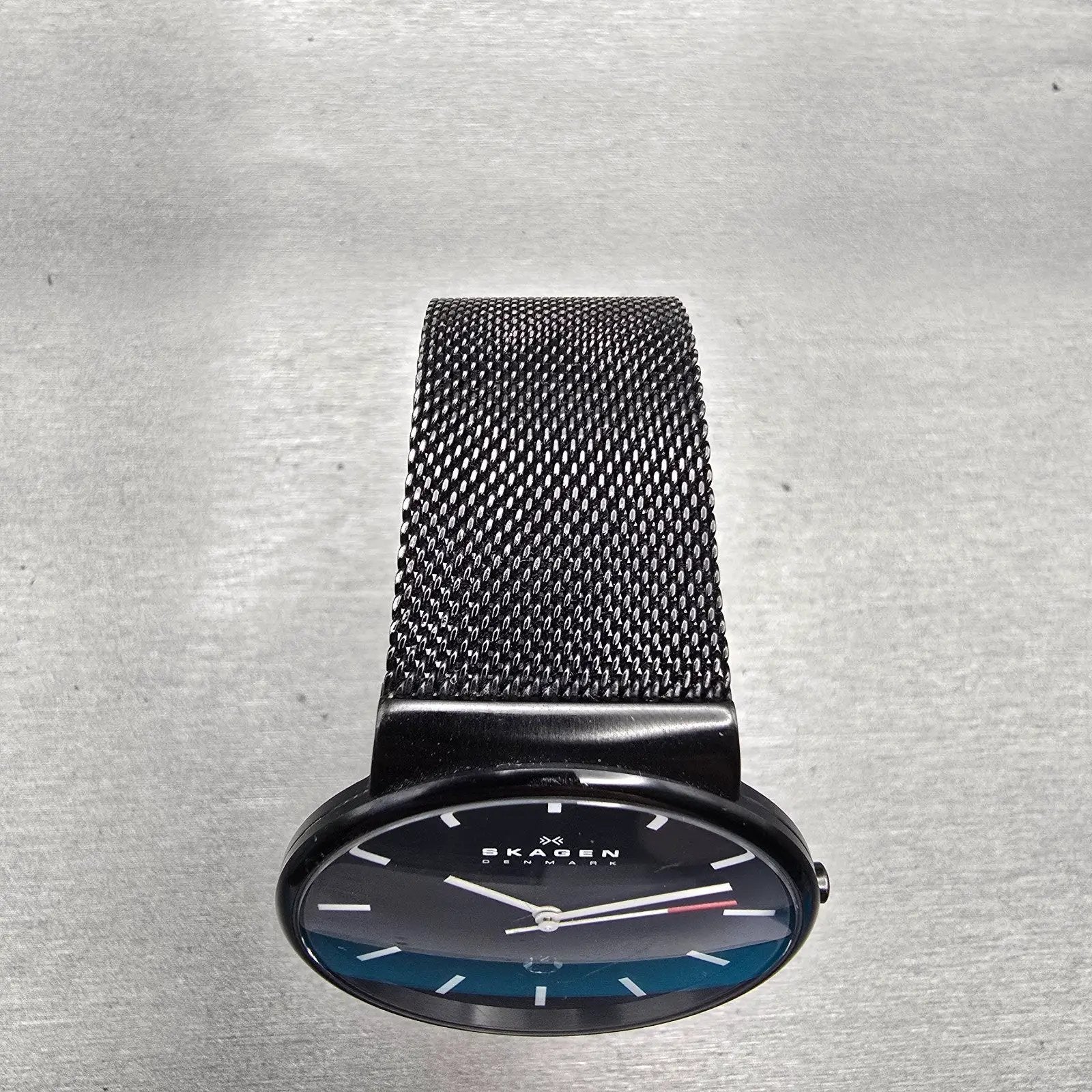 Skagen Watch Men 40mm Black Dial Black Tone Date Round SKW6053 New Battery4
