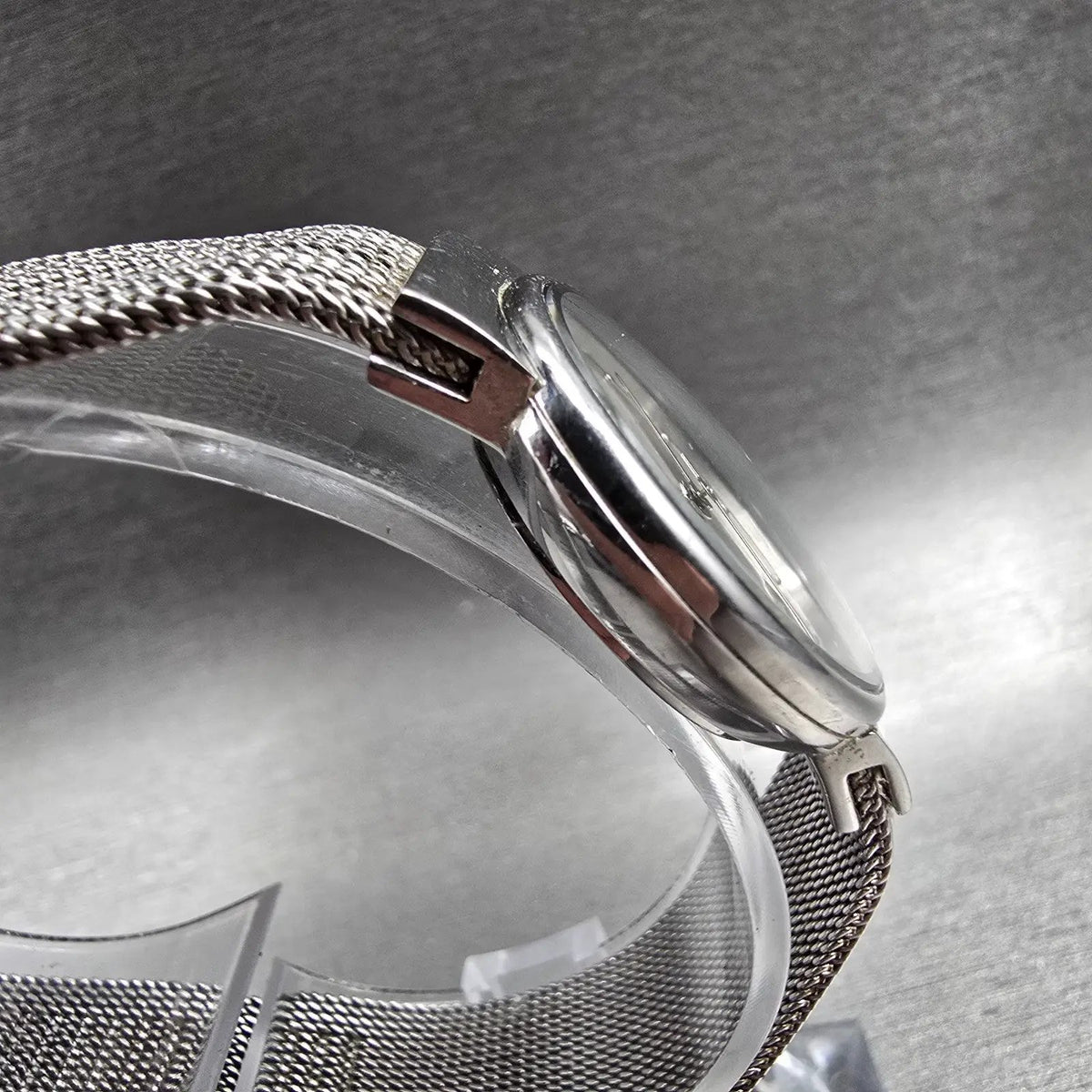 Skagen Watch Women 26mm Silver Dial Silver Tone Date Round 355SSS1 New Battery J3