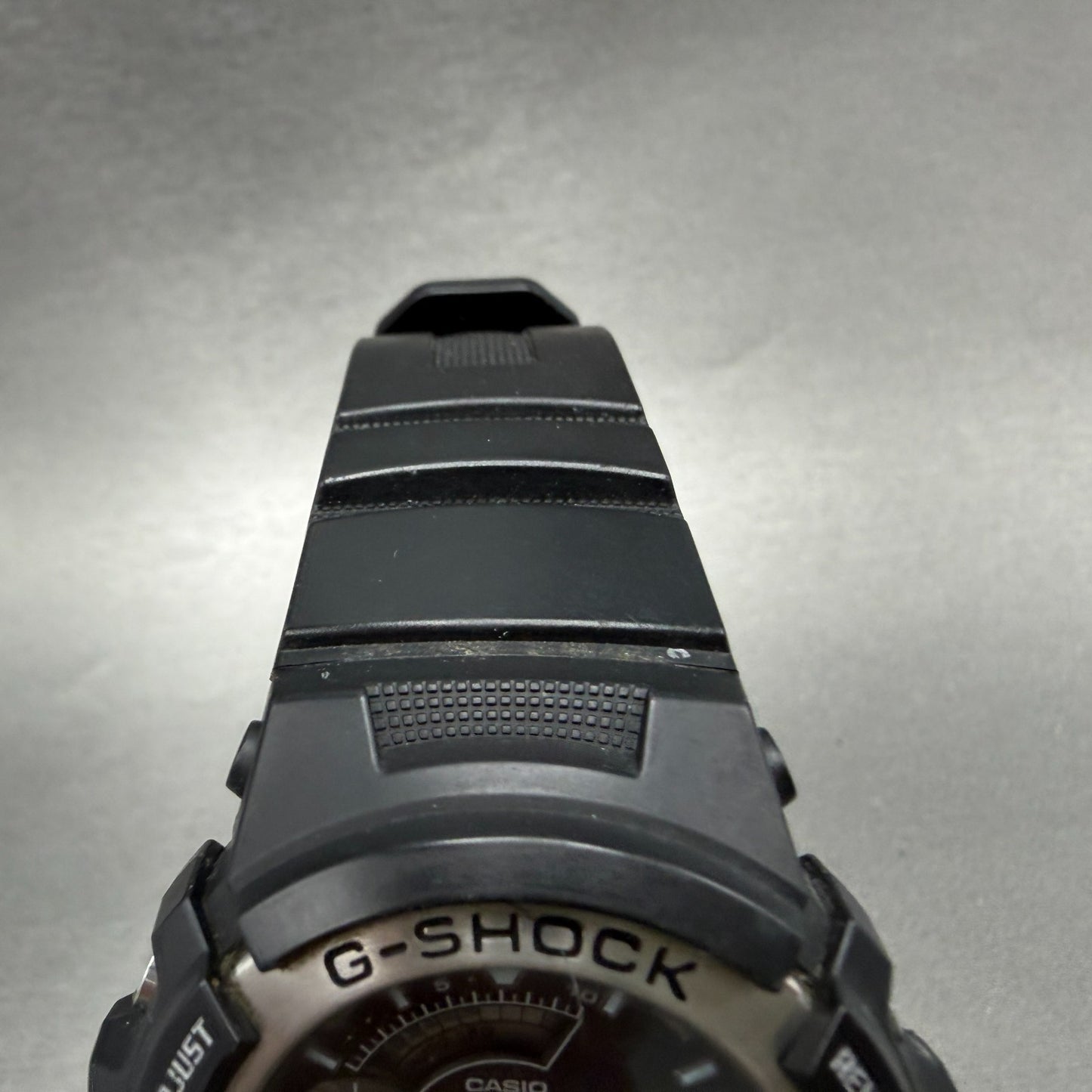 Casio G-Shock AW-590 Watch Men 47mm Black Tone Gray Bezel Alarm Chrono New BattA4