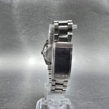 Seiko 5 Automatic Watch Women 24mm Silver Dial Silver Tone 4206-0500 New Battery7