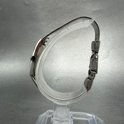Seiko Watch Women 20mm Silver Dial Silver Tone Round 1400-0039 New Battery VTG6