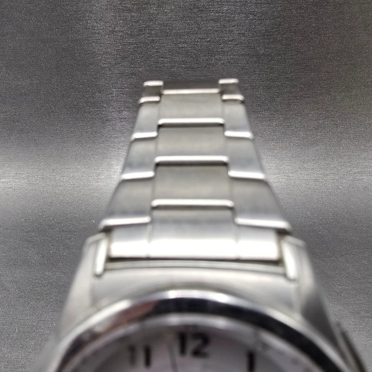 Casio Wave Ceptor Watch Men 42mm White Dial Steel Solar Analog Digital Works JP24