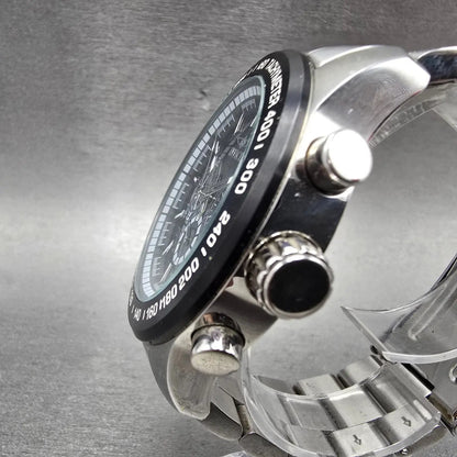 Invicta Speedway Chronograph Watch Men 48mm Black Dial Silver Tone 21796 New Bat2