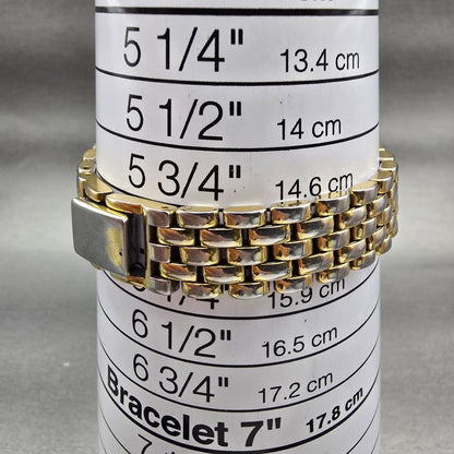 Seiko Tank Watch Women 13mm Gold Dial Gold Tone Rectangle 1E20-5839 New Battery9
