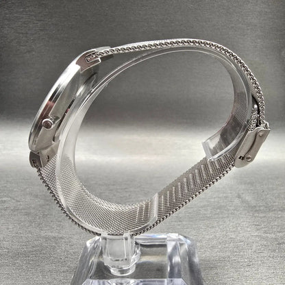 Skagen Ancher Watch Men 40mm White Dial Silver Tone Date Round SKW6052 New Batt6