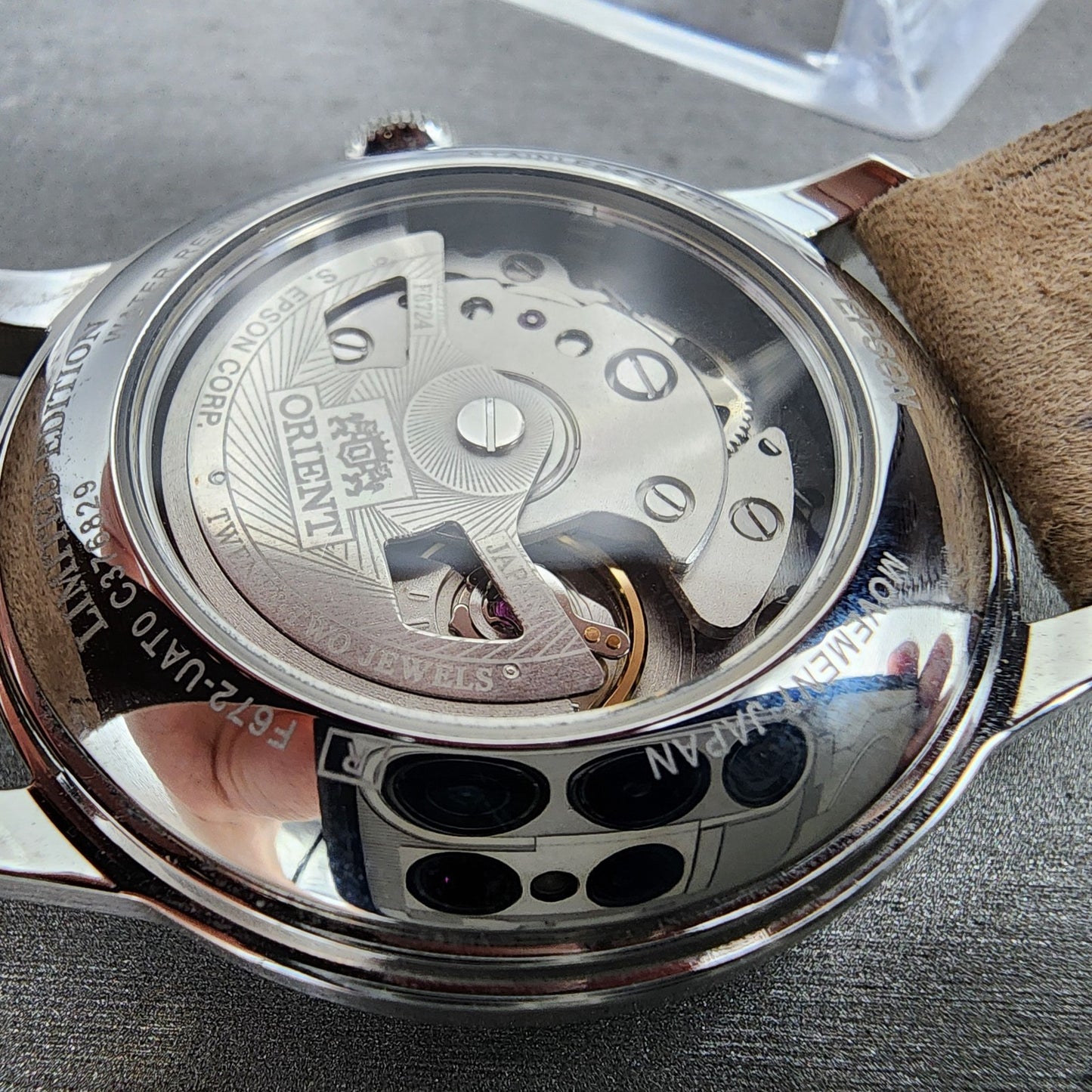 Orient Bambino Watch Men38mm Gray Dial Steel Date Automatic RAAC0M07N W/Box11