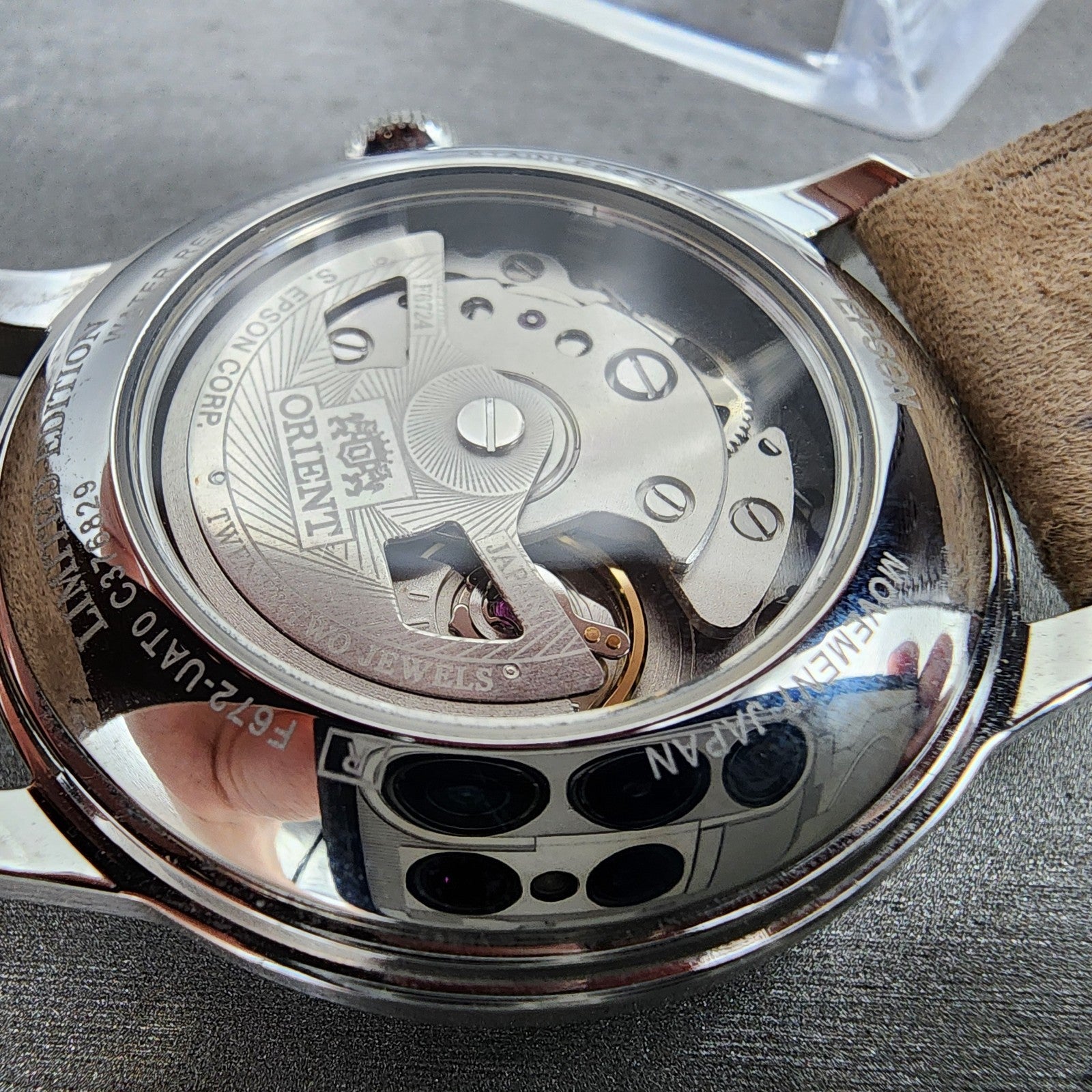 Orient Bambino Watch Men38mm Gray Dial Steel Date Automatic RAAC0M07N W/Box11