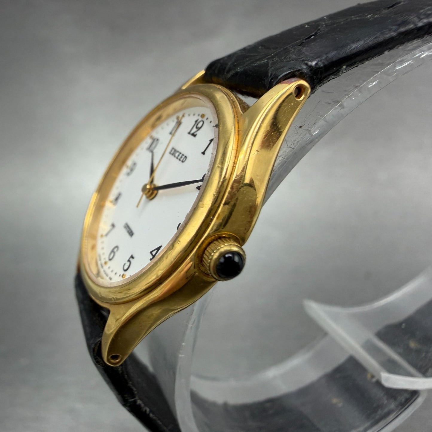 Citizen Exceed Watch Women 24mm White Dial Gold Tone Round 3330-H08410 New Batt2