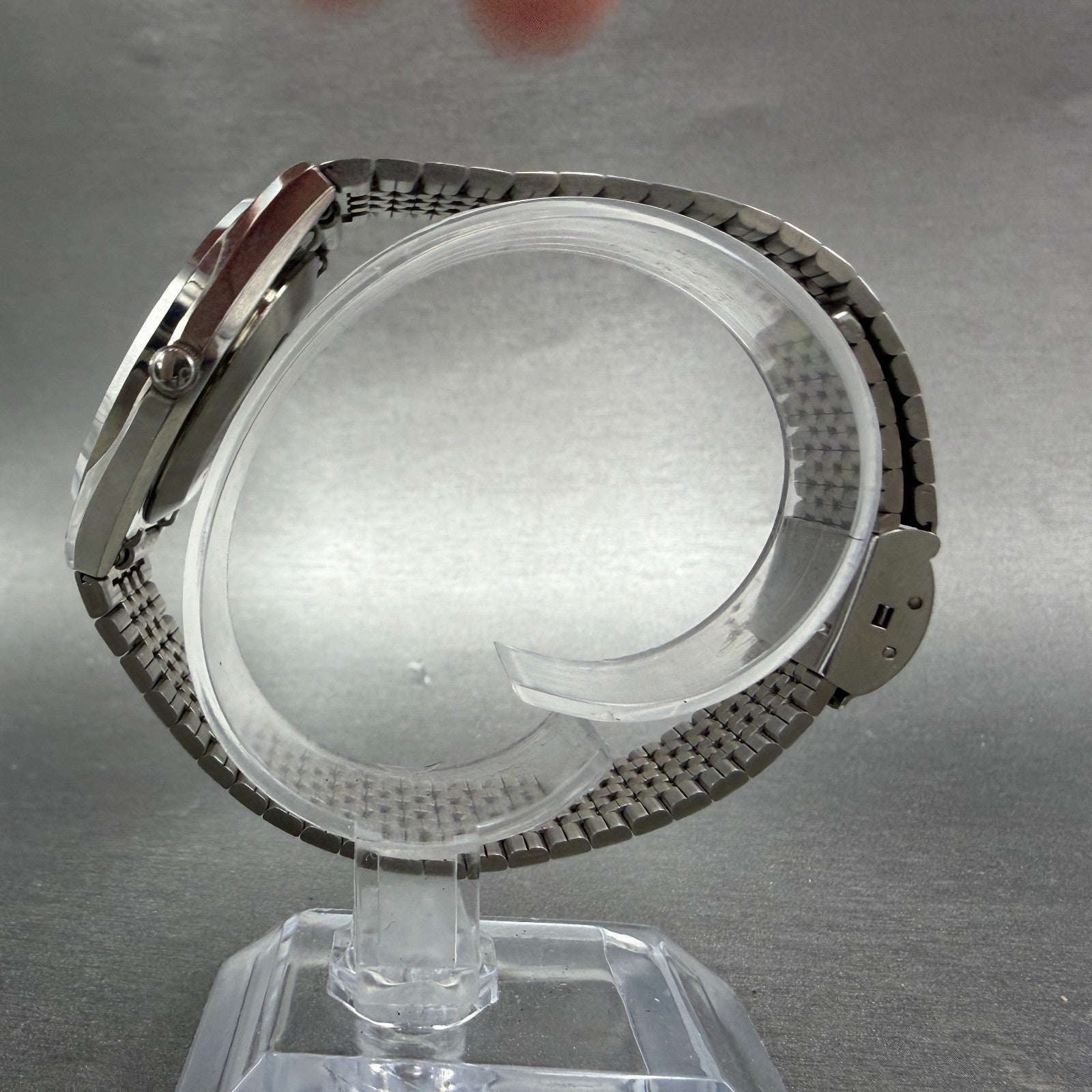 Seiko Watch Men 33mm Silver Dial Silver Tone Round 4120-8020 New Battery Vintage6