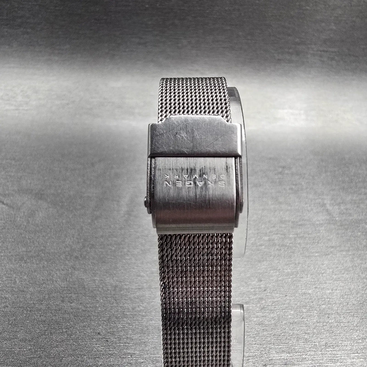 Skagen Watch Women 16mm Silver Dial Silver Tone Rectangle 271SSSD New Battery7