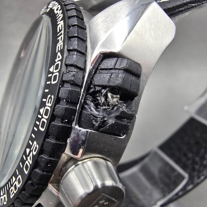 Invicta S1 Chronograph Watch Men 48mm Black Dial Silver Tone Date 1453 New Batt3