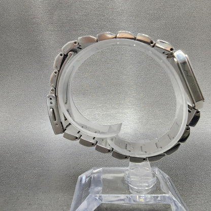 Citizen Wicca Tank Watch Women 21mm Pink Dial Silver Tone 1032L19478 NewBattery8