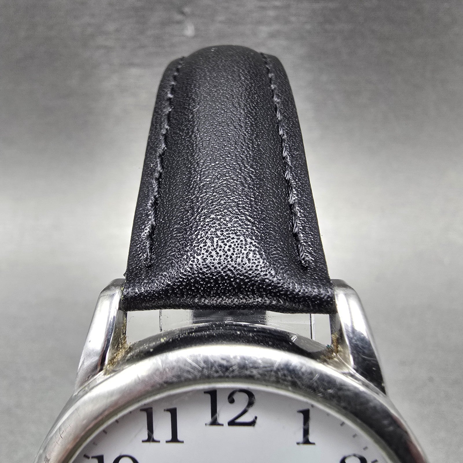 Timex Easy Reader Watch Men 35mm White Dial Silver Tone Date Round New Battery W4