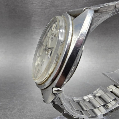 Seiko 5 DX Watch Men 36mm Silver Dial Steel Daydate Round 6106-7000 Automatic2