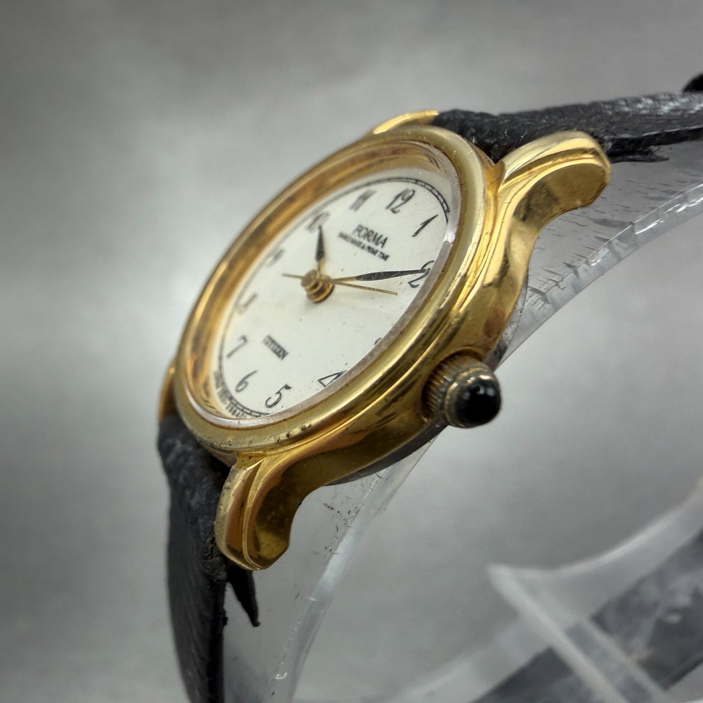 Citizen Forma Watch Women 21mm White Dial Gold Tone Round 2931-295323 NewBattery2