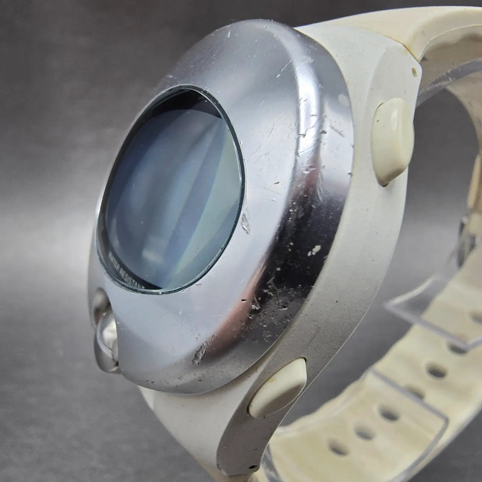 Seiko Wired Spoon Watch Men 38mm Silver Digital Alarm Chronograph New Battery2