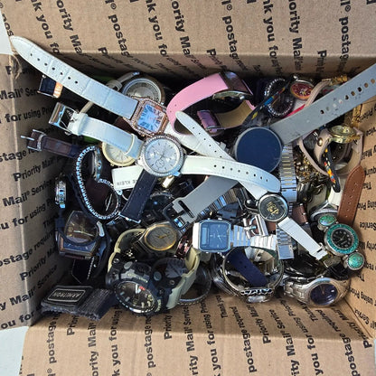 Watch Lot Men Women Skagen Pulsar Fossil Timex 18.6 LB VTG Modern PARTS4