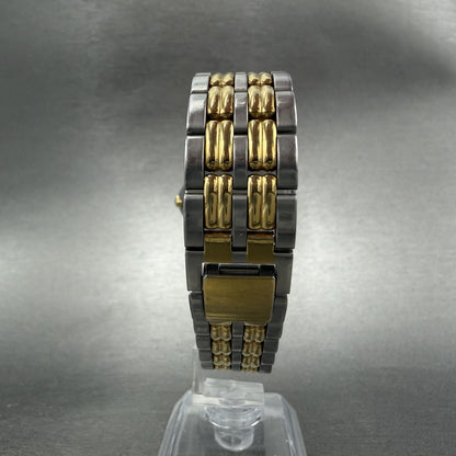 Longines Master Piece Watch Men 32 Gold Dial Two Tone Date Round 7283 New batt7