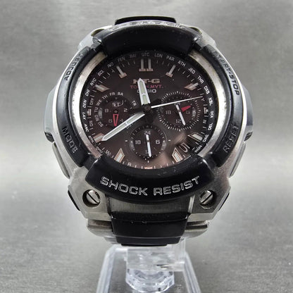 Casio G-Shock MTG-1200 Watch Men 47mm Black Dial Black Silver Date Round Works5