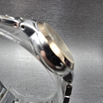 Citizen Eco-Drive Watch Women 26mm MOP Dial Two Tone Date E011-S070082 Works KKJ3