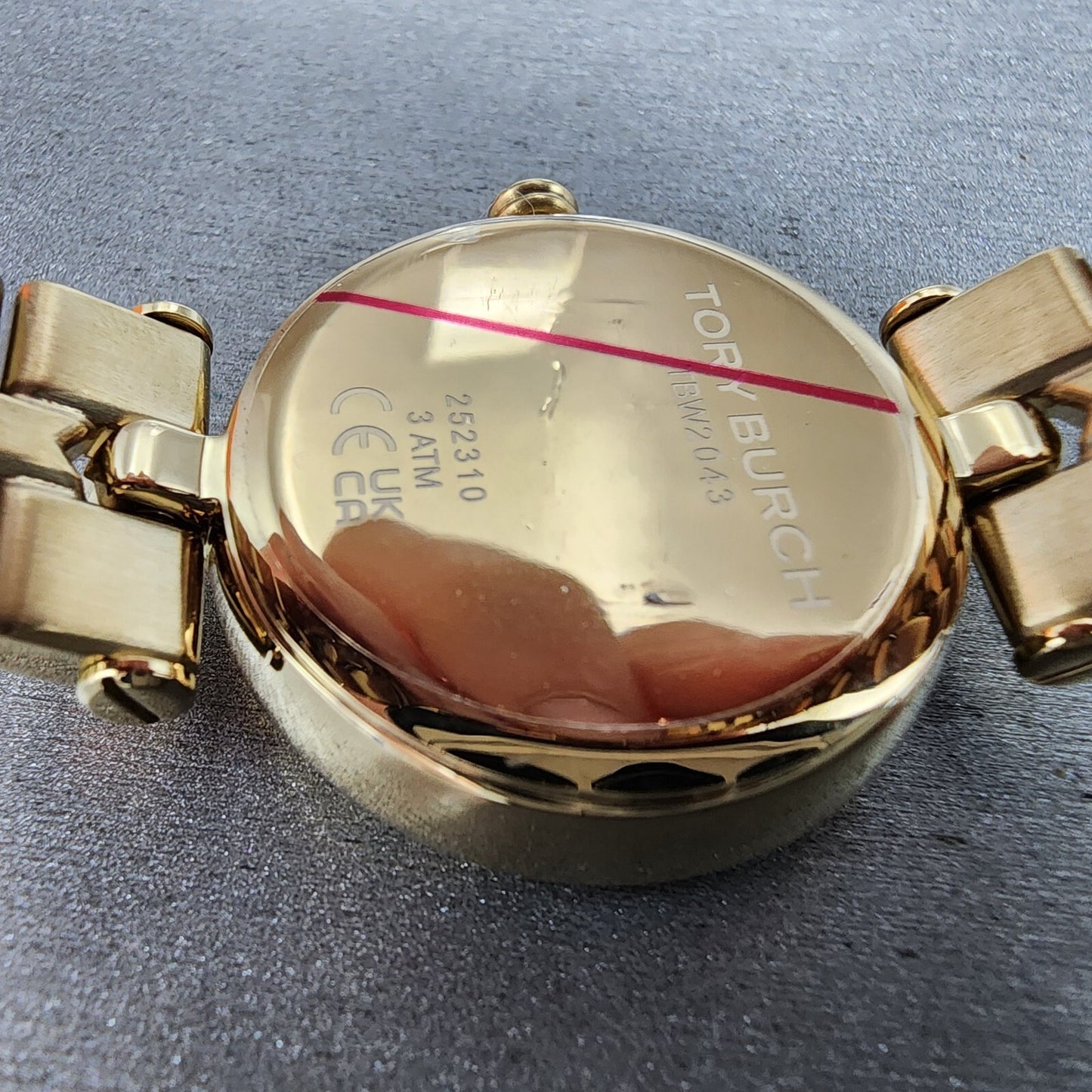Tory Burch Kira Watch Women 30mm Blue Dial Gold Tone Round TBW2043 Quartz11