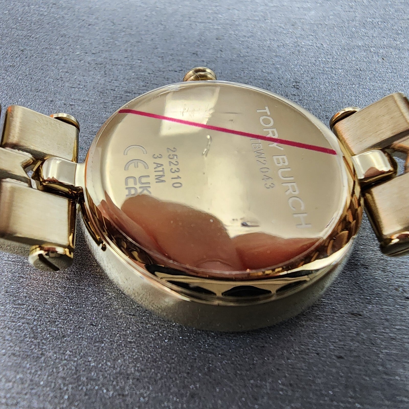 Tory Burch Kira Watch Women 30mm Blue Dial Gold Tone Round TBW2043 Quartz11