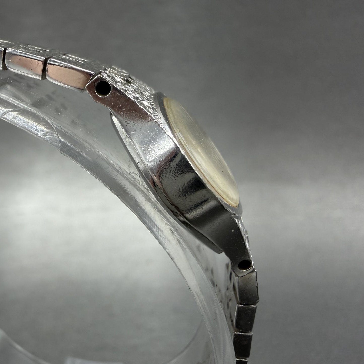 Seiko Watch Women 17mm Silver Dial Silver Tone Oval 2C205759 VTG New Battery4