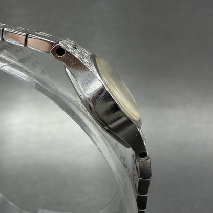 Seiko Watch Women 17mm Silver Dial Silver Tone Oval 2C205759 VTG New Battery4