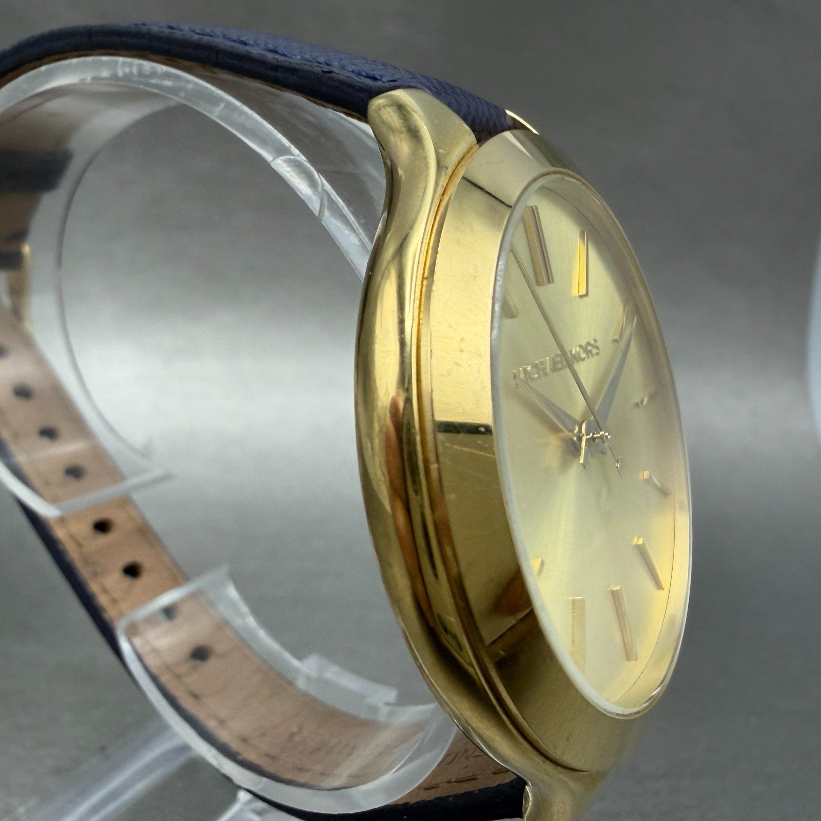 Michael Kors Runaway Watch Women 42mm Champagne Dial Gold Tone MK-2285 New Batt3