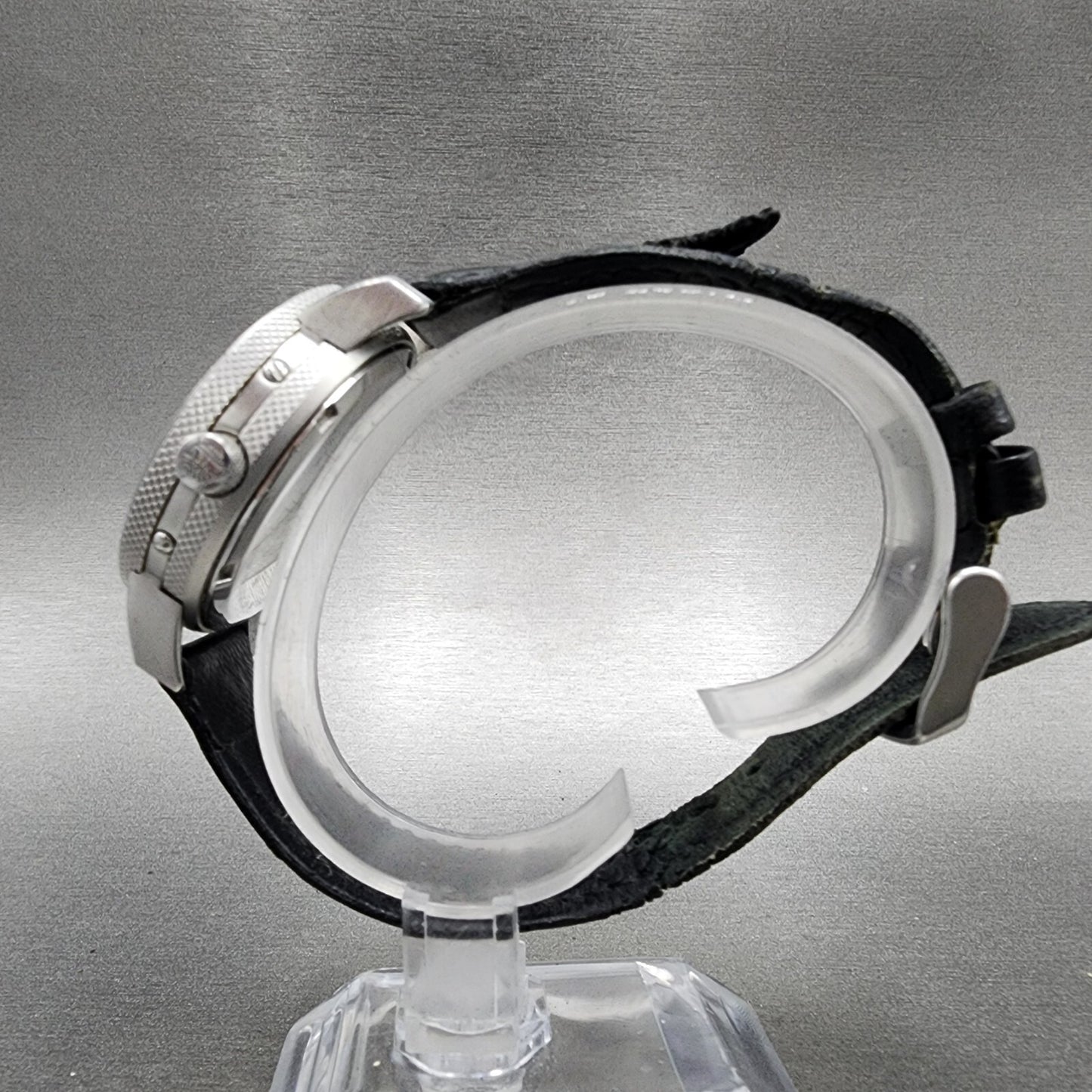 Timberland Dive Watch Men 36mm Orange Dial Steel Date Round YBAL1 New Battery6