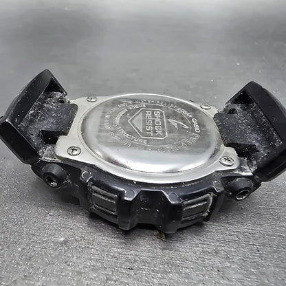 Casio G-Shock G-2300B Watch Men 47mm Black Red Alarm Chrono Solar PARTS13